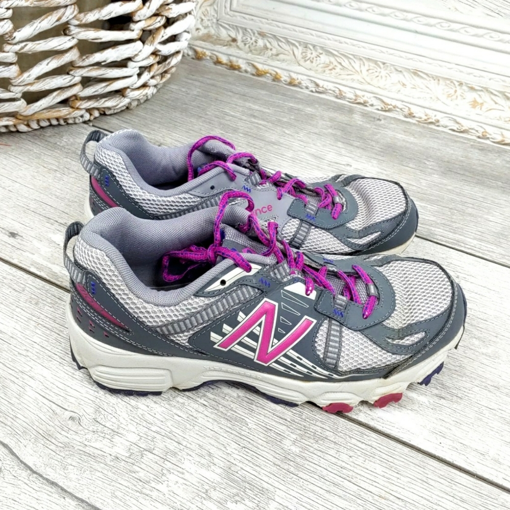 NEW BALANCE WMN 9 SYNTHETIC & MESH RUNNING SNEAKS - Picture 4 of 7